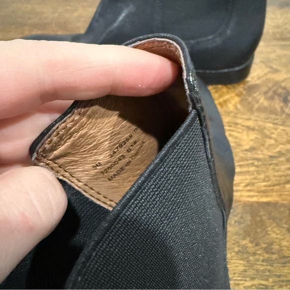 Frye Anna Chelsea Boot Black Leather Ankle Boots - Picture 7 of 11